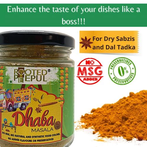 Rooted Peepul Dhaba Masala - No Added Flavours & Preservatives, 75 g-4.webp